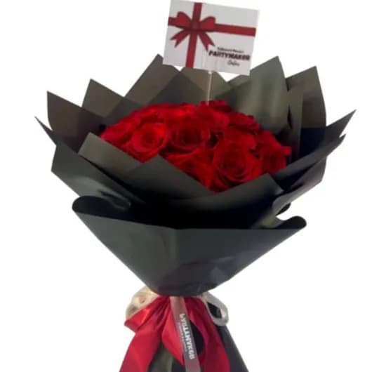 Red Roses Hand Bouquet