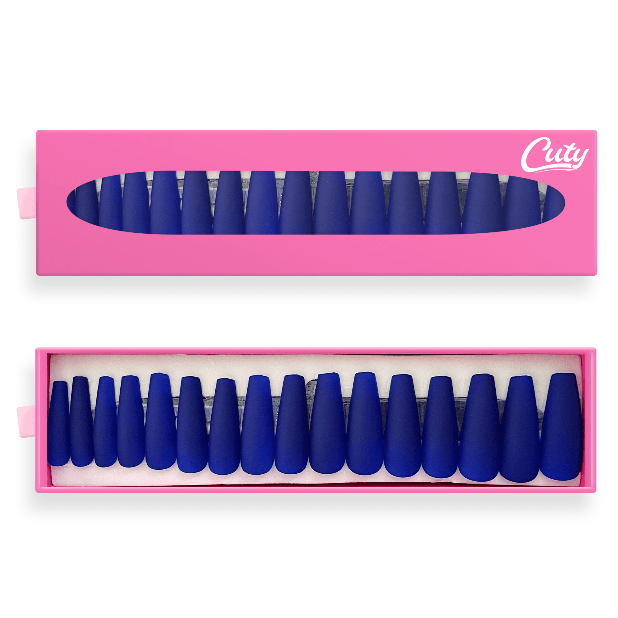 Cuty 24 Nails: Perfect Fit For Any Occasion - Navy Blue