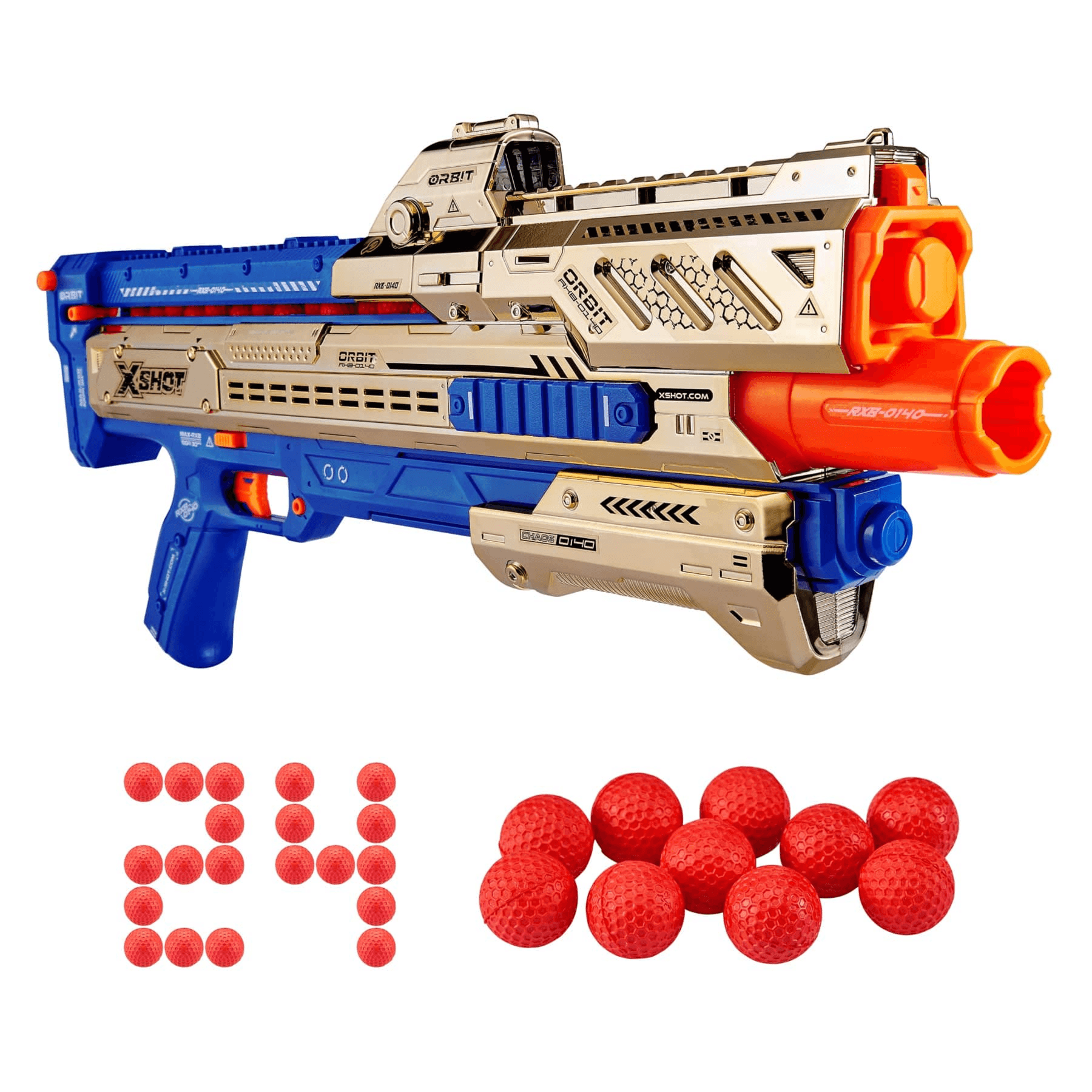 Zuru X Shot Chaos Golden Orbit Blaster