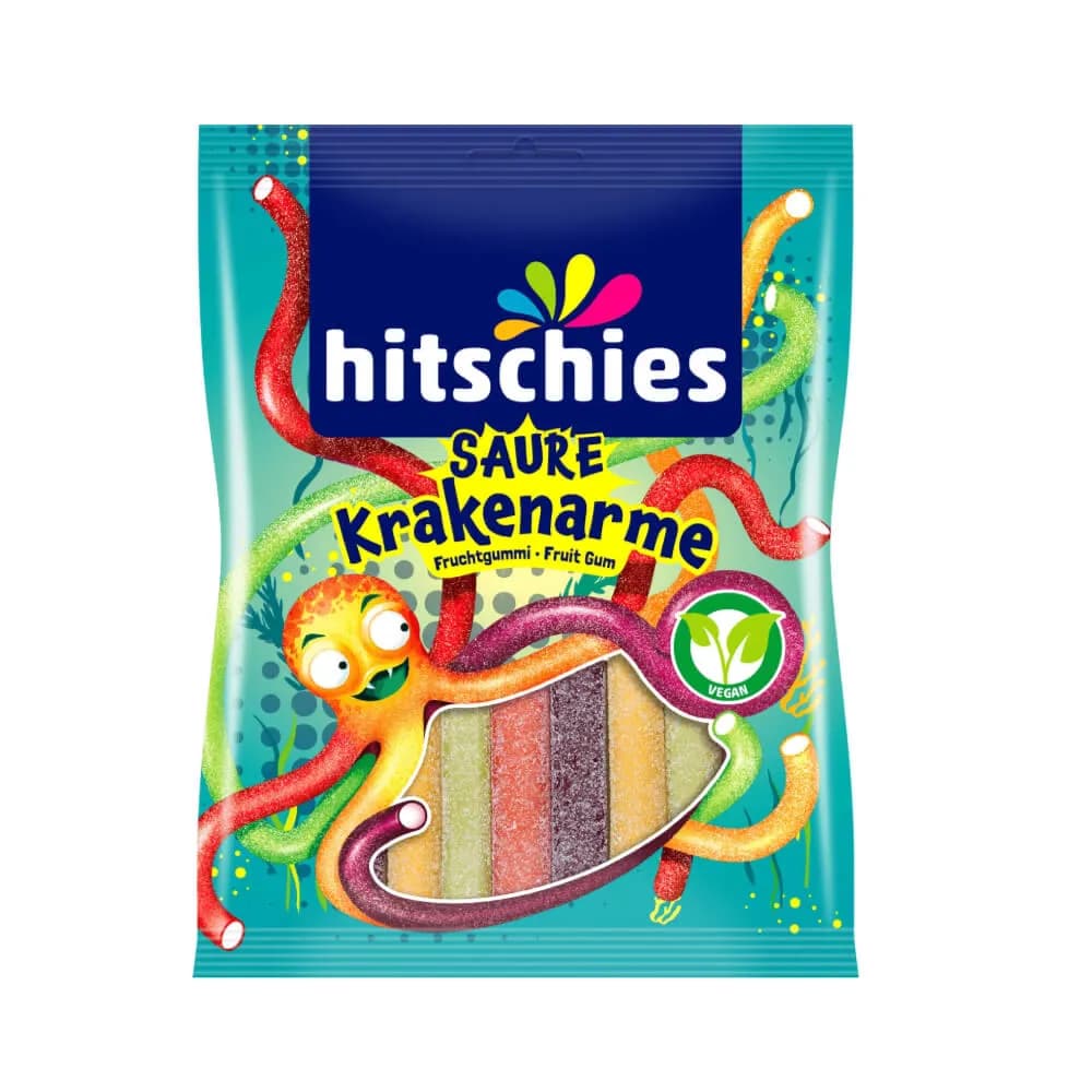 Hitschler Hitschies Sour Fruits Gum Krakenarme 125gm