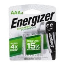 Energizer Recharge Power Plus Aaa4