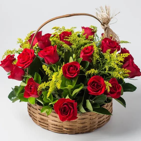 Basket Flowers 02