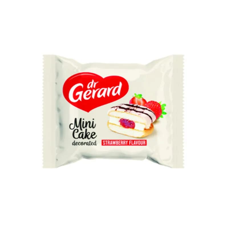 Dr. Gerard Mini Cake Decorated Strawberry Flavour 27.3Gm