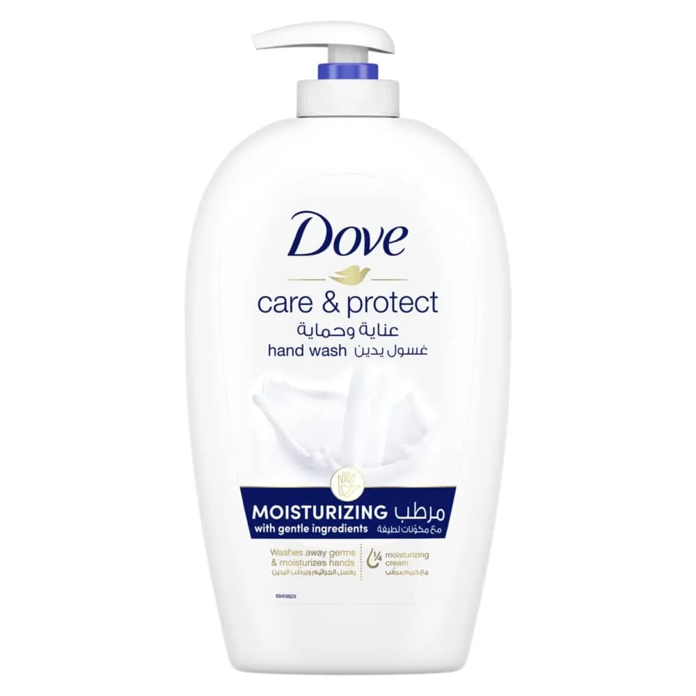 Dove Care & Protect Hand Wash Moisturizing With Gentle Ingredients  450Ml