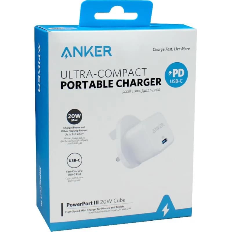 Anker PowerPort III 20W Cube A2149K21 – White