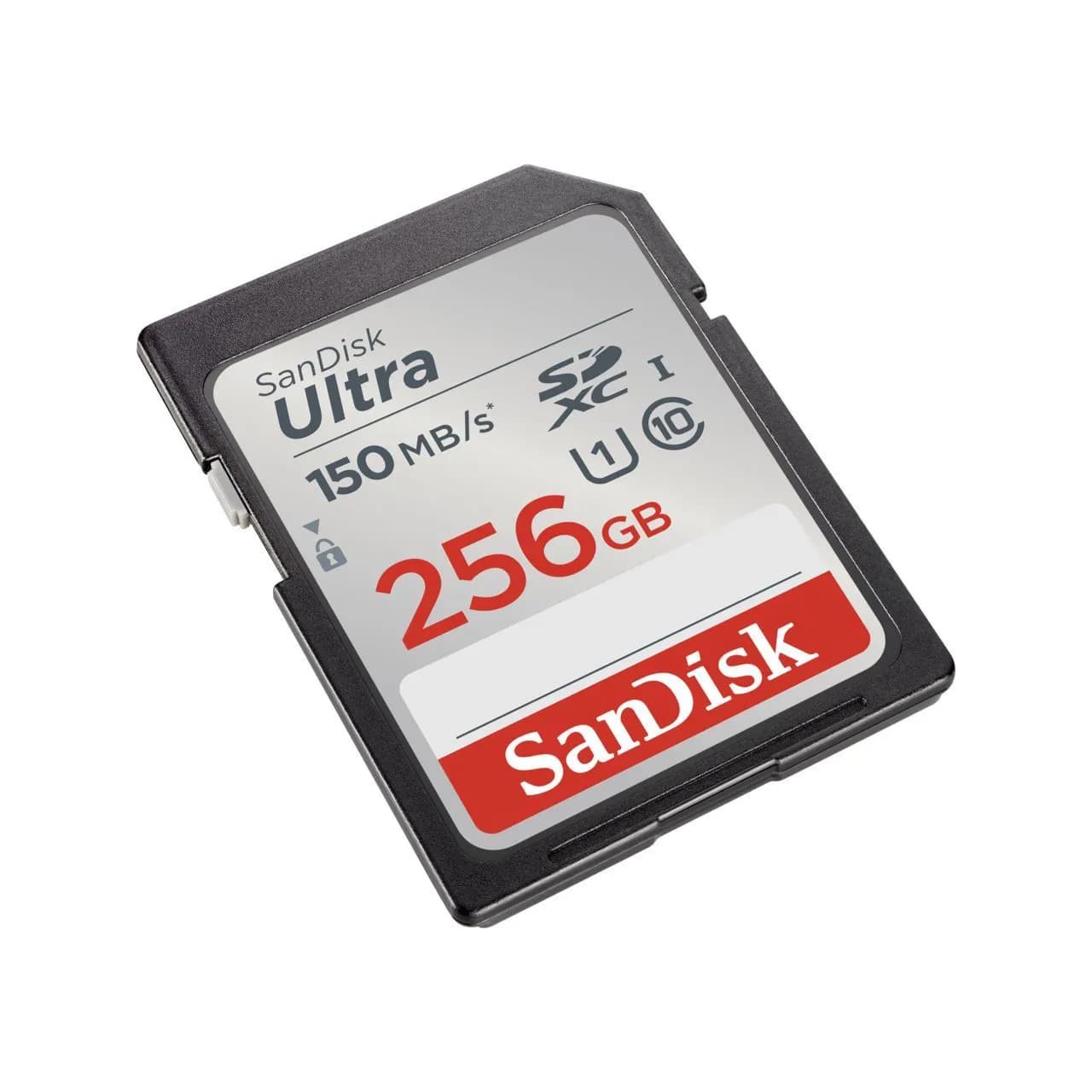 Sandisk 256Gb Ultra Sdxc Card Uhs-I, 150Mb/S For CAMERA