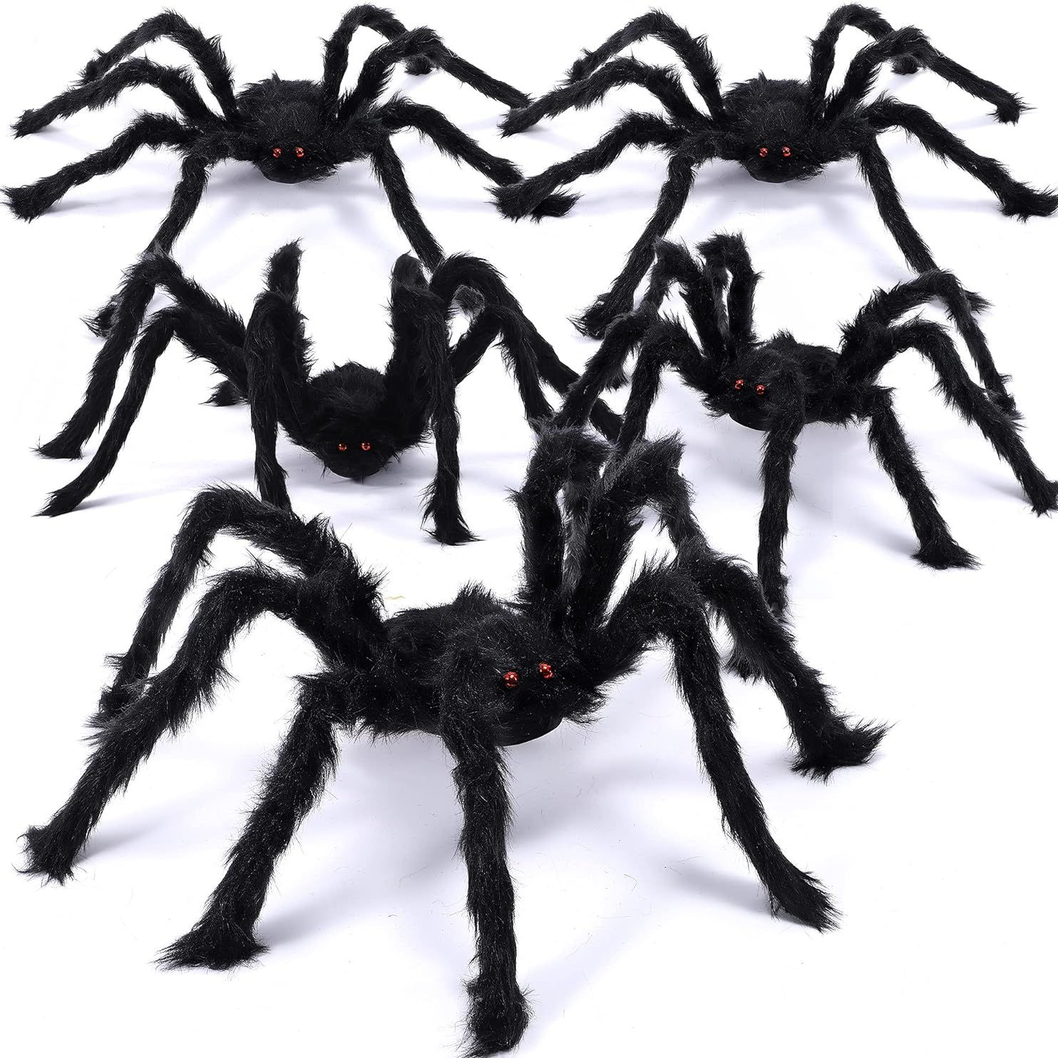 5pack Giant Halloween Spider