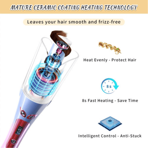 Automatic Crimping Hair Curler
