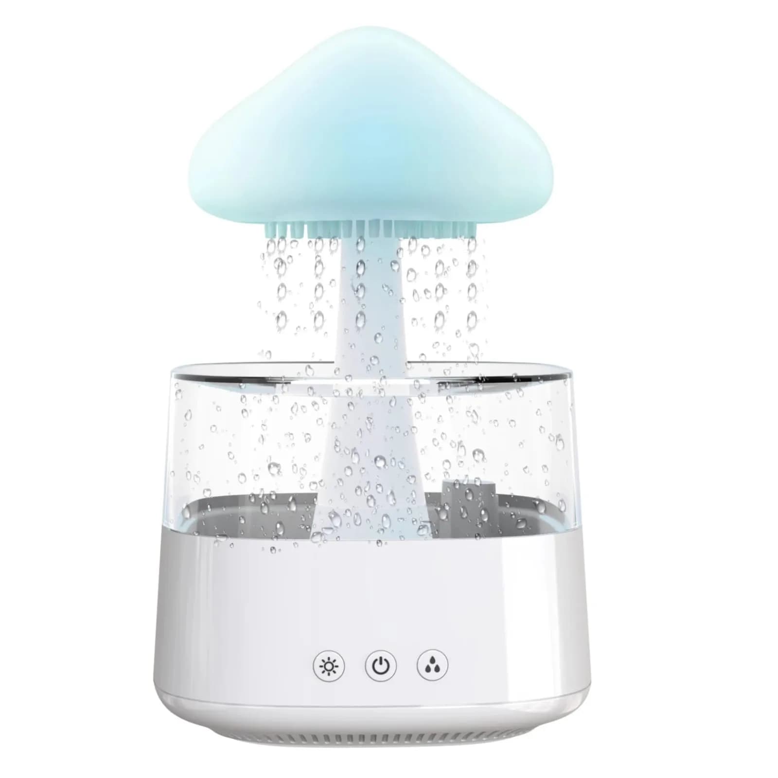 Rain Cloud Humidifier and Aromatherapy Diffuser with Desk Lamp 7 Changing Colors for Home and Office