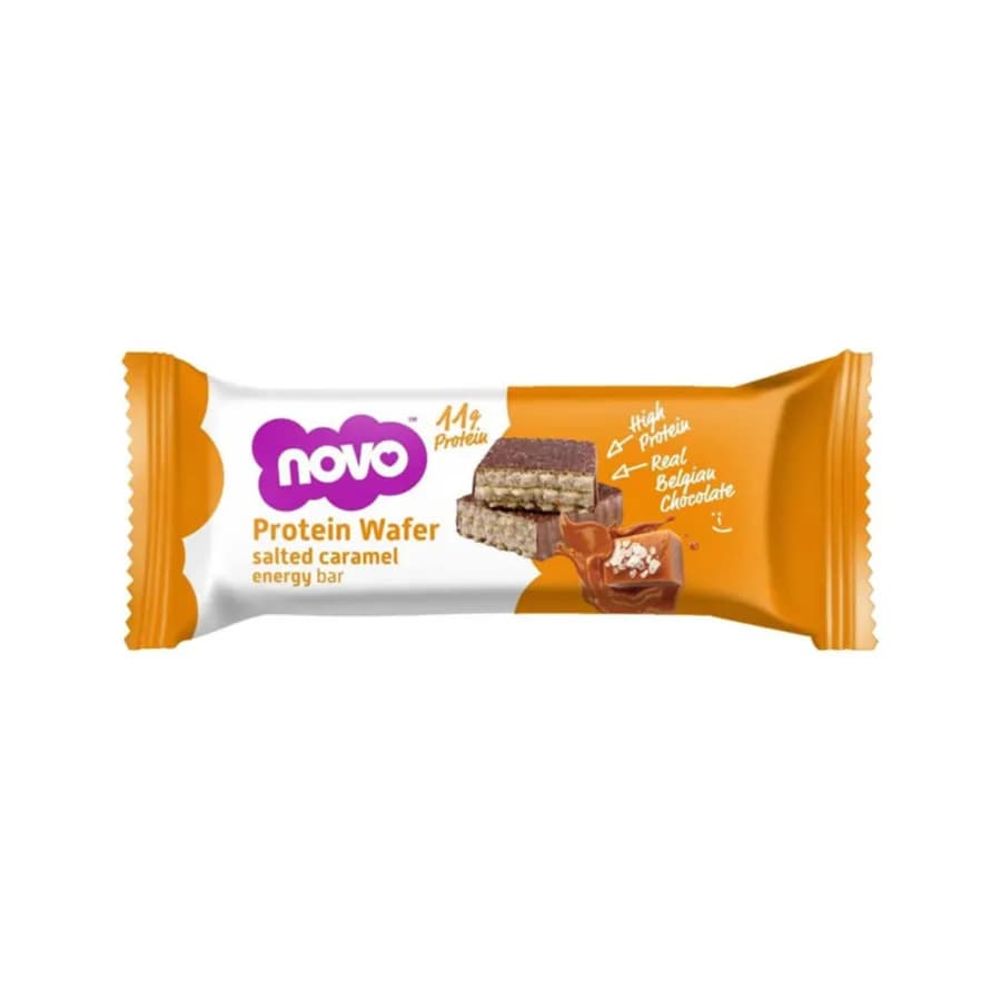 Novo Protein Wafer Salted Caramel Flavour 40g Per Unit