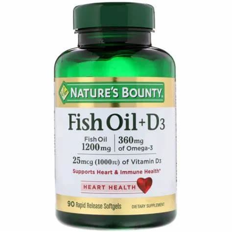 Nature Bounty Fish Oil 1200 Mg 60 Softgels