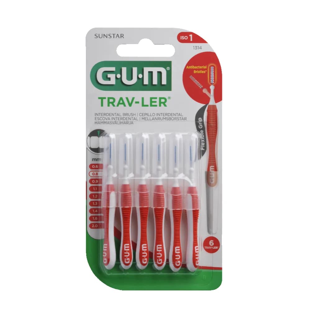 Gum 1314 Trav-ler Ma 4 Intradental Brush