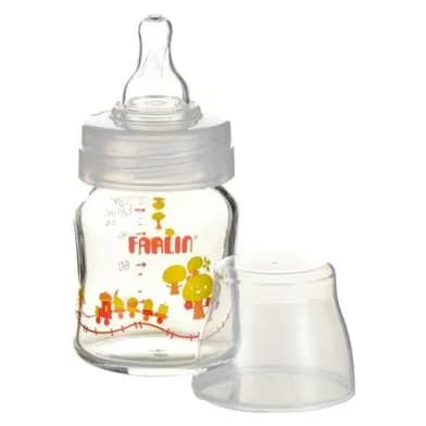 Farlin Wide Neck Glass Bottle 120 Ml