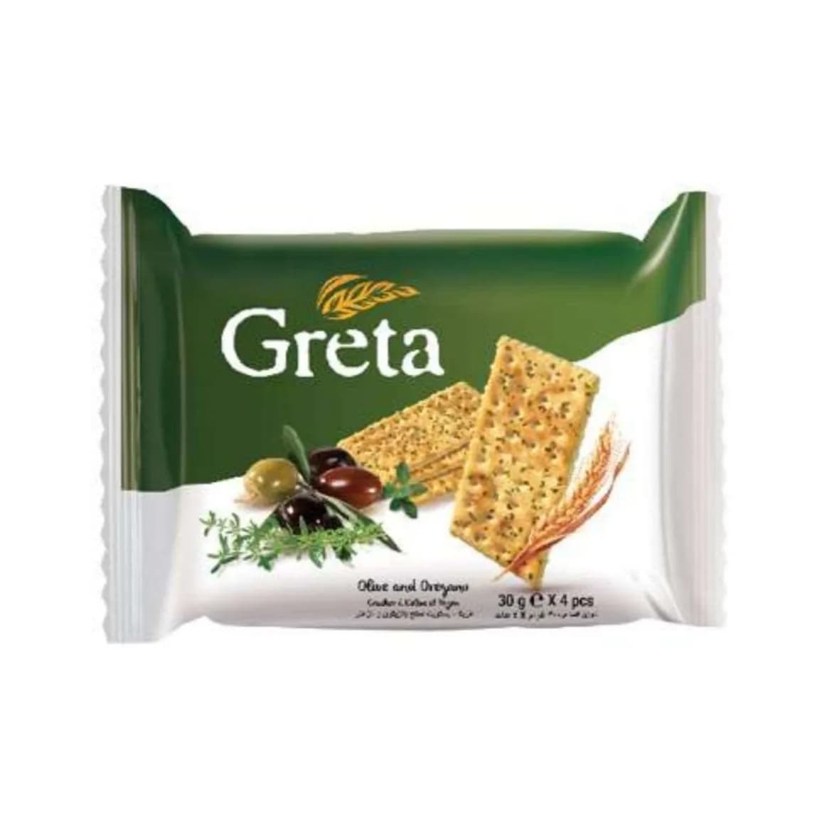 Great Olive And Orange Crackers 30G X 4Packs