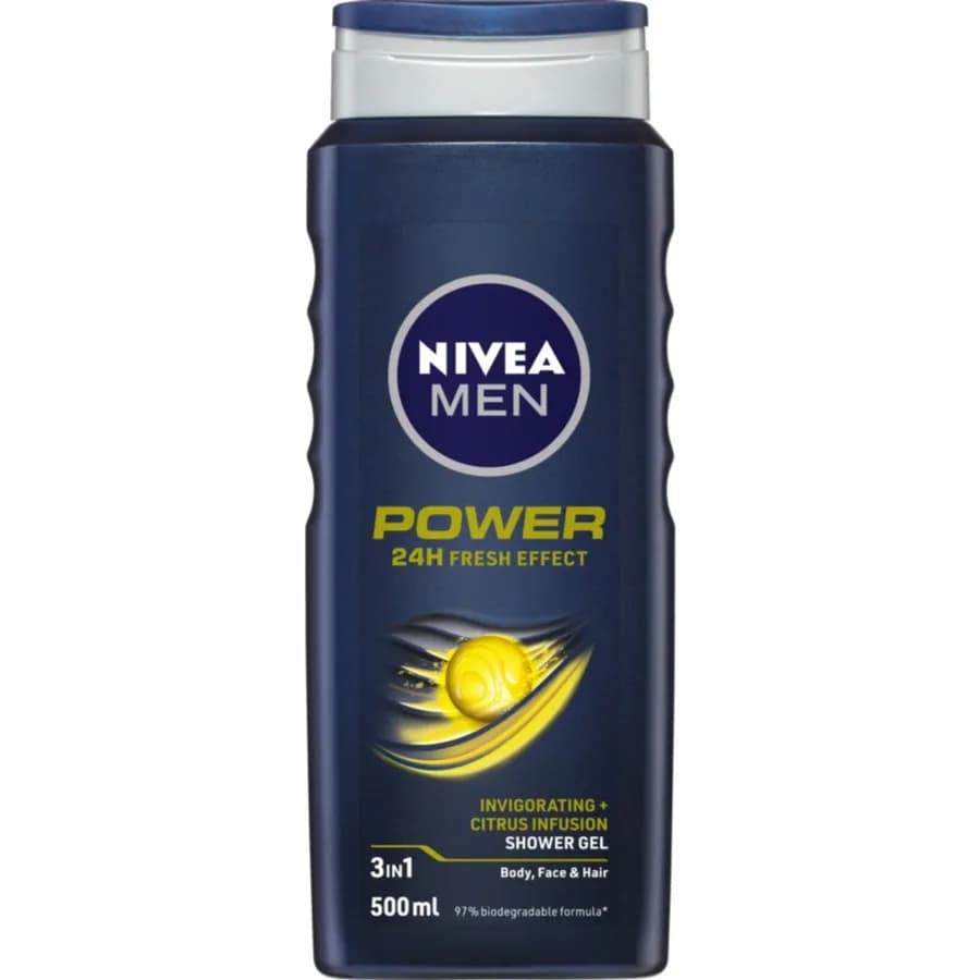 Nivea Shower Gel Power Fresh 500ml