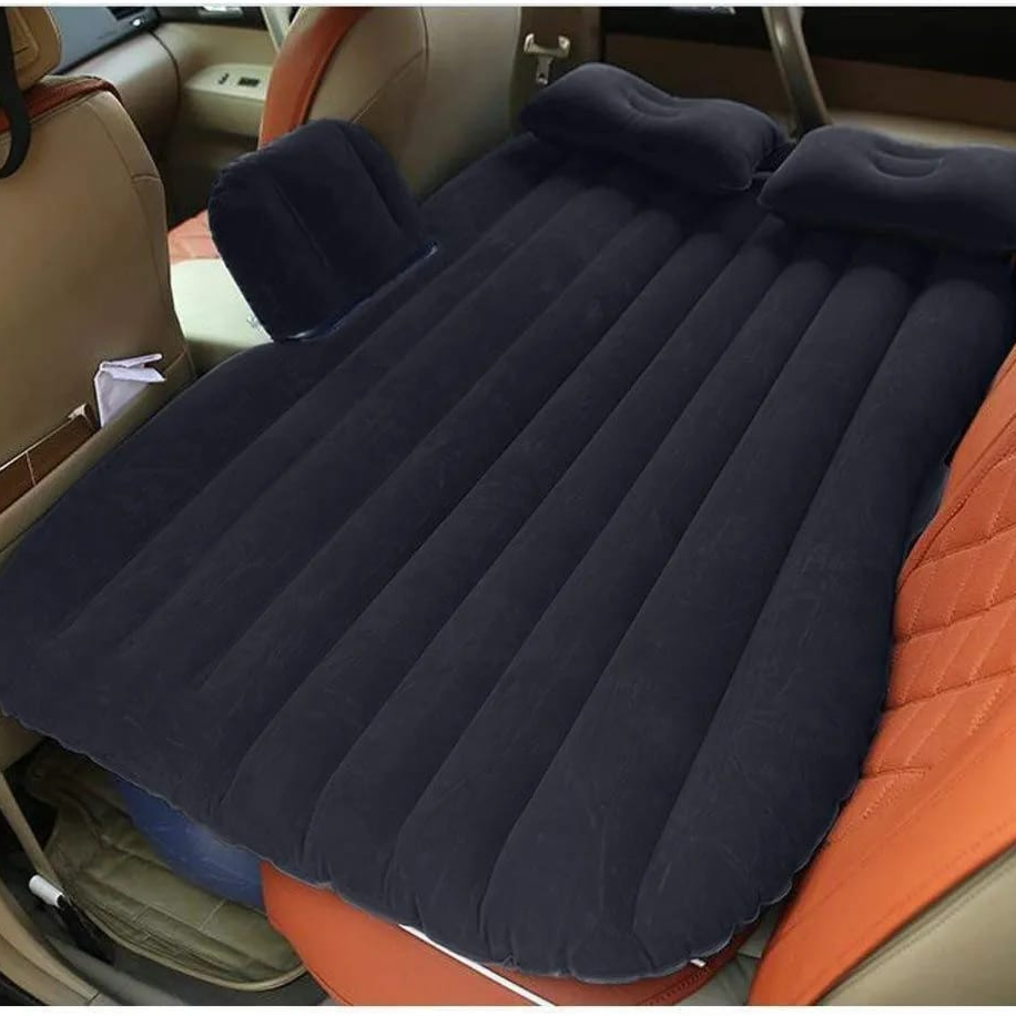 Foldable Travel Inflatable Car Bed Mattress with Two Pillows and Pump