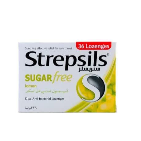 Strepsils Lemon Sugar Free 36S