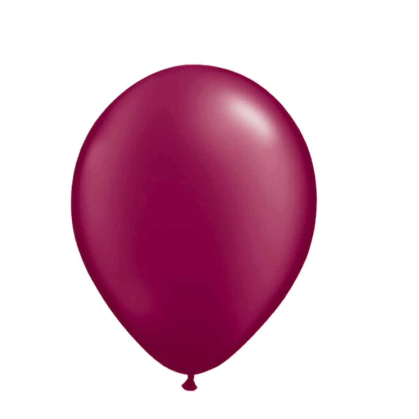 Burgandi Balloon With Heluim