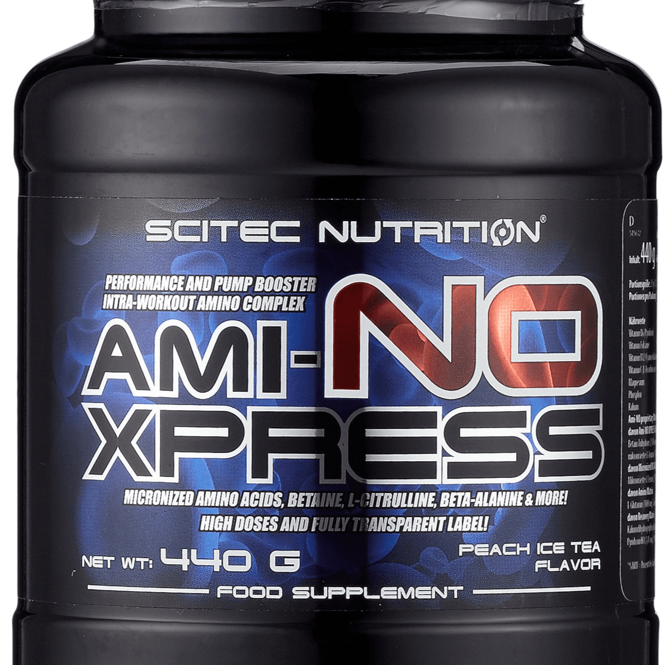 Ami-No Xpress Peach Ice Tea Flavor 440gm - Scitec