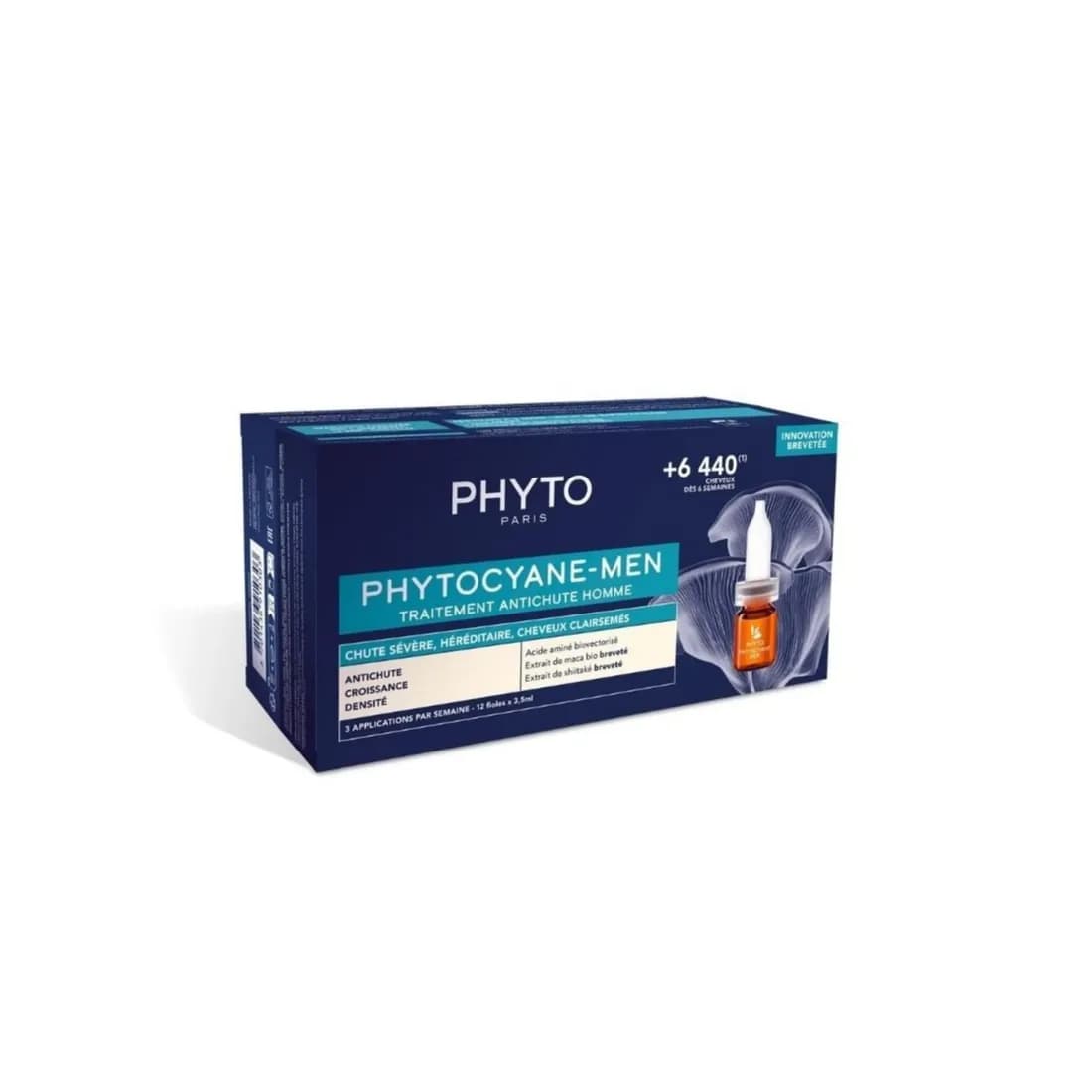 Phyto Cyane Hair Serum Ampoules For Men 12 Amp*5 Ml