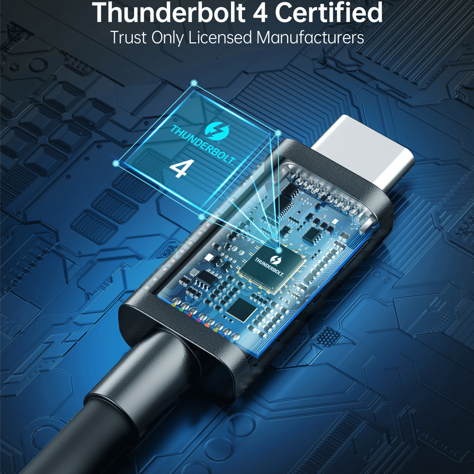 Choetech A3010 Thunderbolt4 Cable