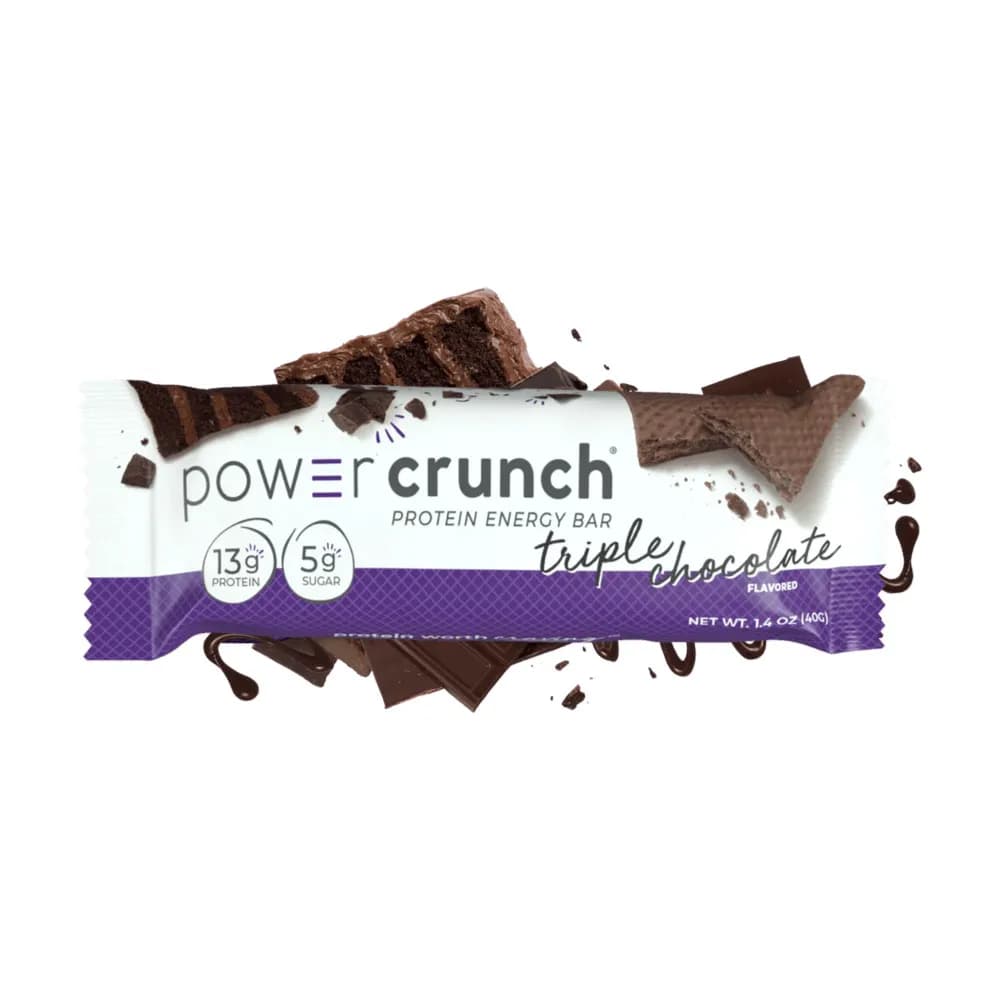 Power Crunch Protein Energy Bar Triple Chocolate Flavored 40gm Per Unit