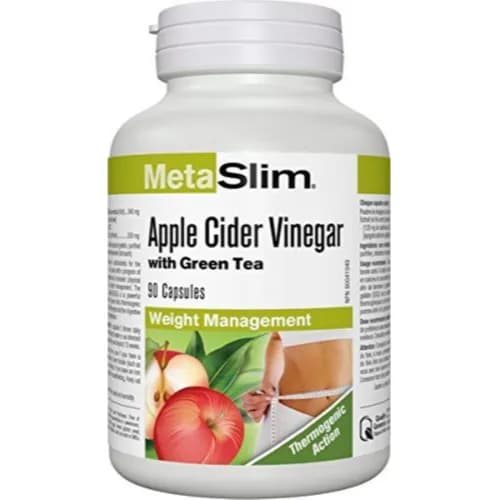 Webber Naturals Meta Slim Apple Cider Vinegar with Green Tea Cap 90s