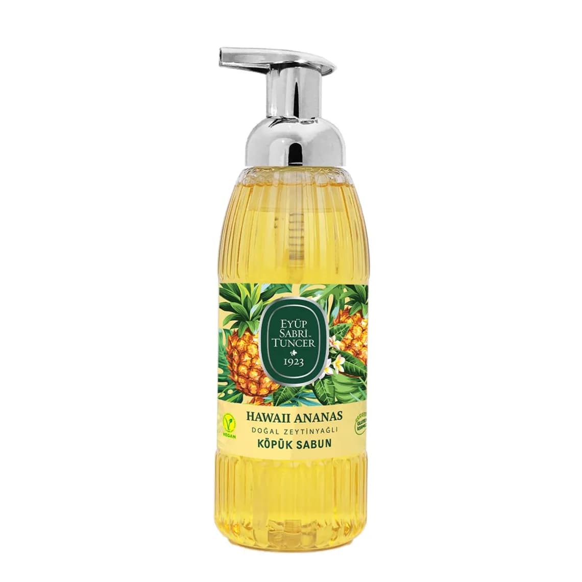 Eyup Sabri Foam Soap Natural Olive Oil Hawaii Pineapple 500 Ml 