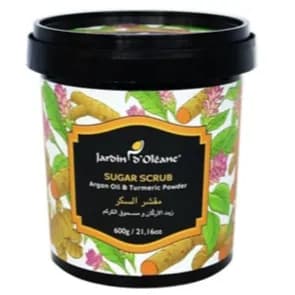 Jardin O ' Oleane - Sugar Scrub With Argan Oil & Turmeric Powder 600Ml