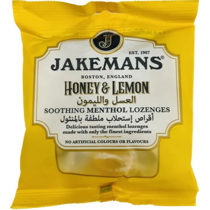 Jakemans Honey & Lemon Soothing Menthol Lozenges 73 G