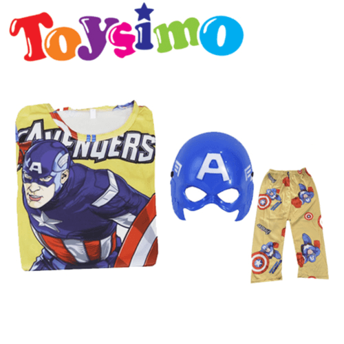 Captain America Dress Set Size 12