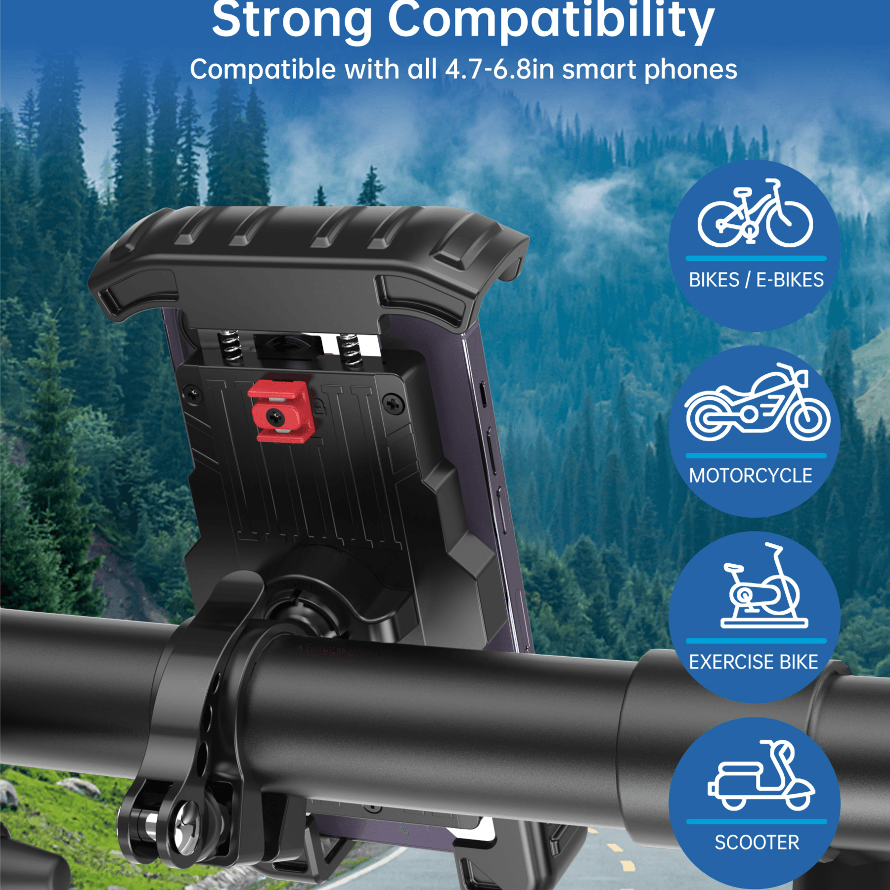 Choetech Bicycle Adjustable Stand For Mobile