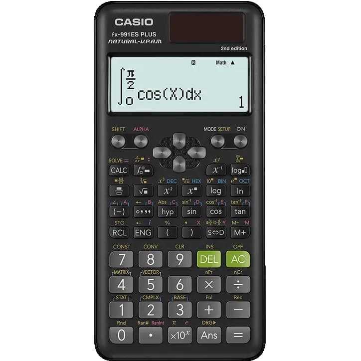 Casio Calculator Fx-991Es Plus 2Nd Edition 417 Functions