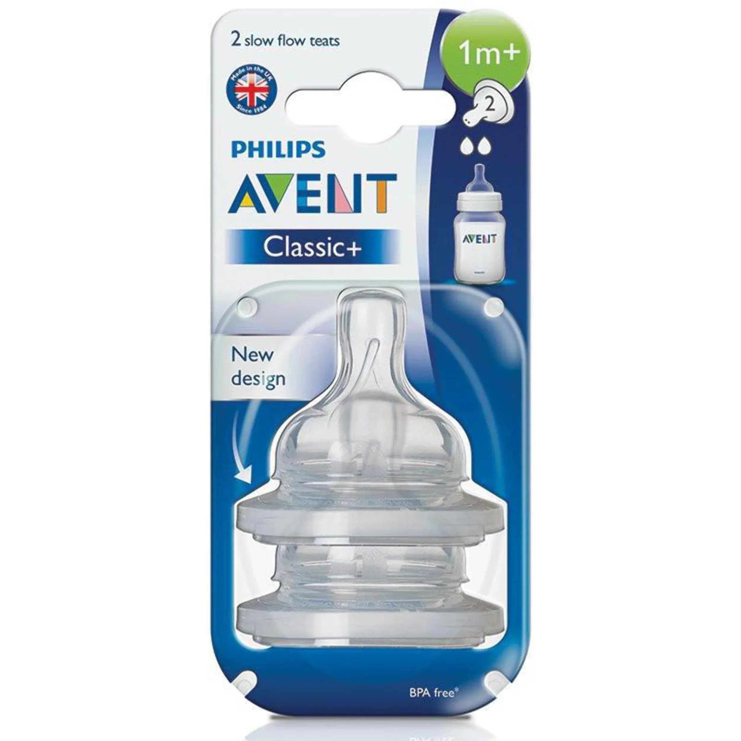 Philips Avent Classic/Classic Plus Teats 2 X 2 (Pa007)