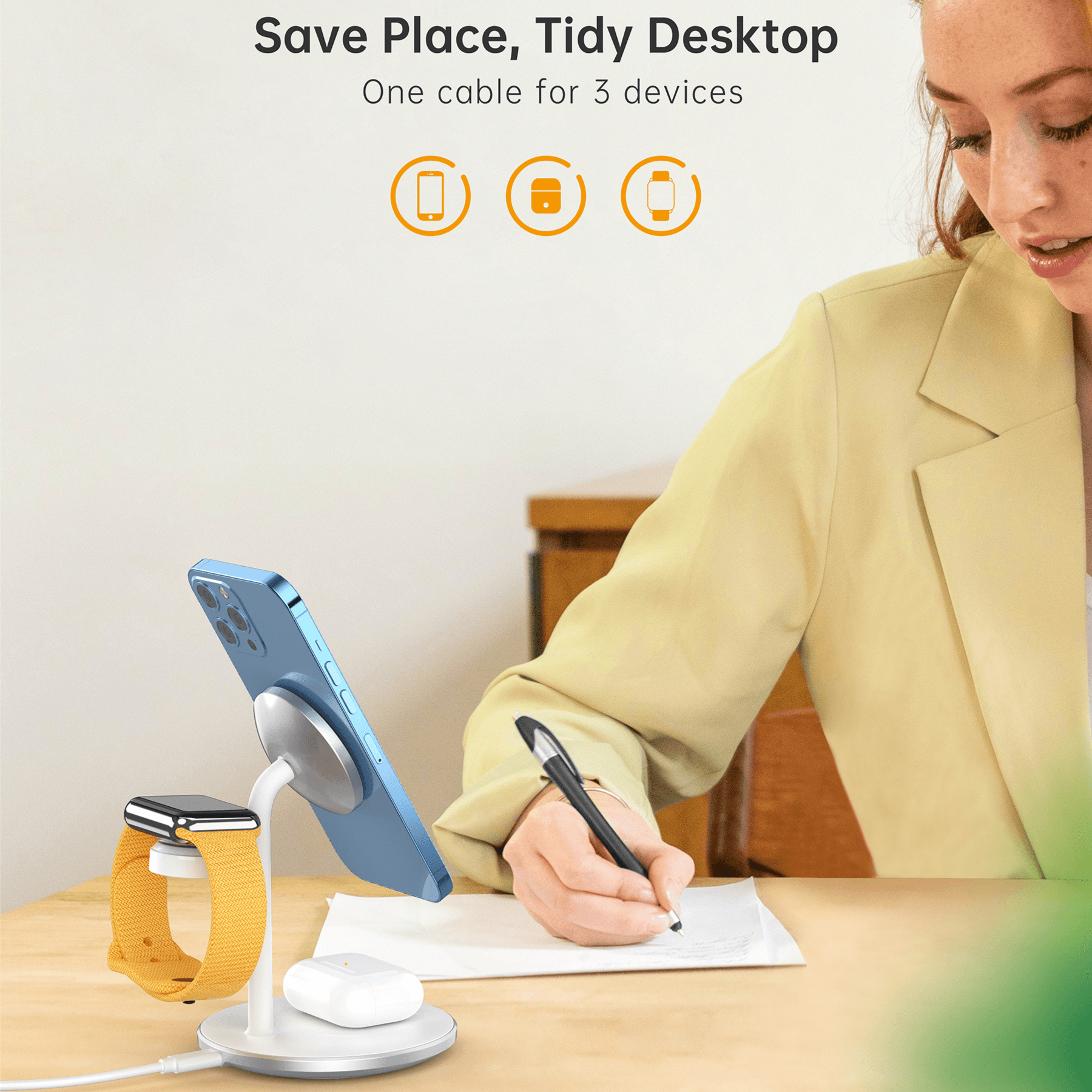 Choetech 3 In 1 Magsafe Charger