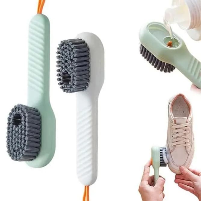 Clothes And Shoes Washing Brush White Color