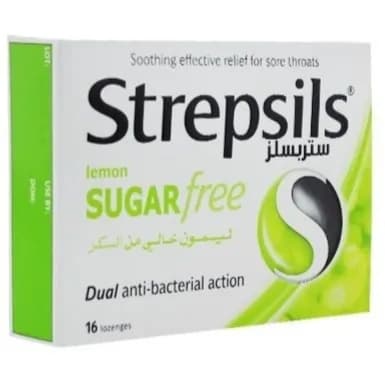 Strepsils Lemon Sugar Free 16 S