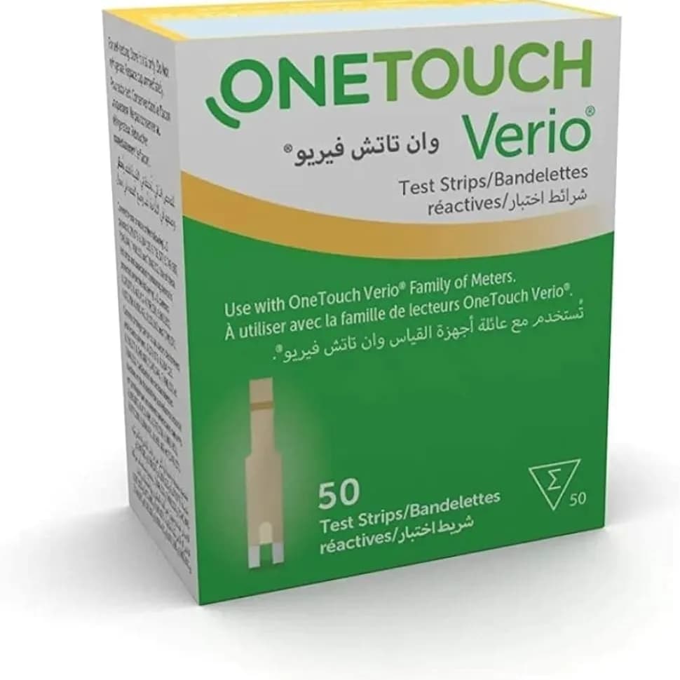 OneTouch Verio Test Strips 50 Pcs