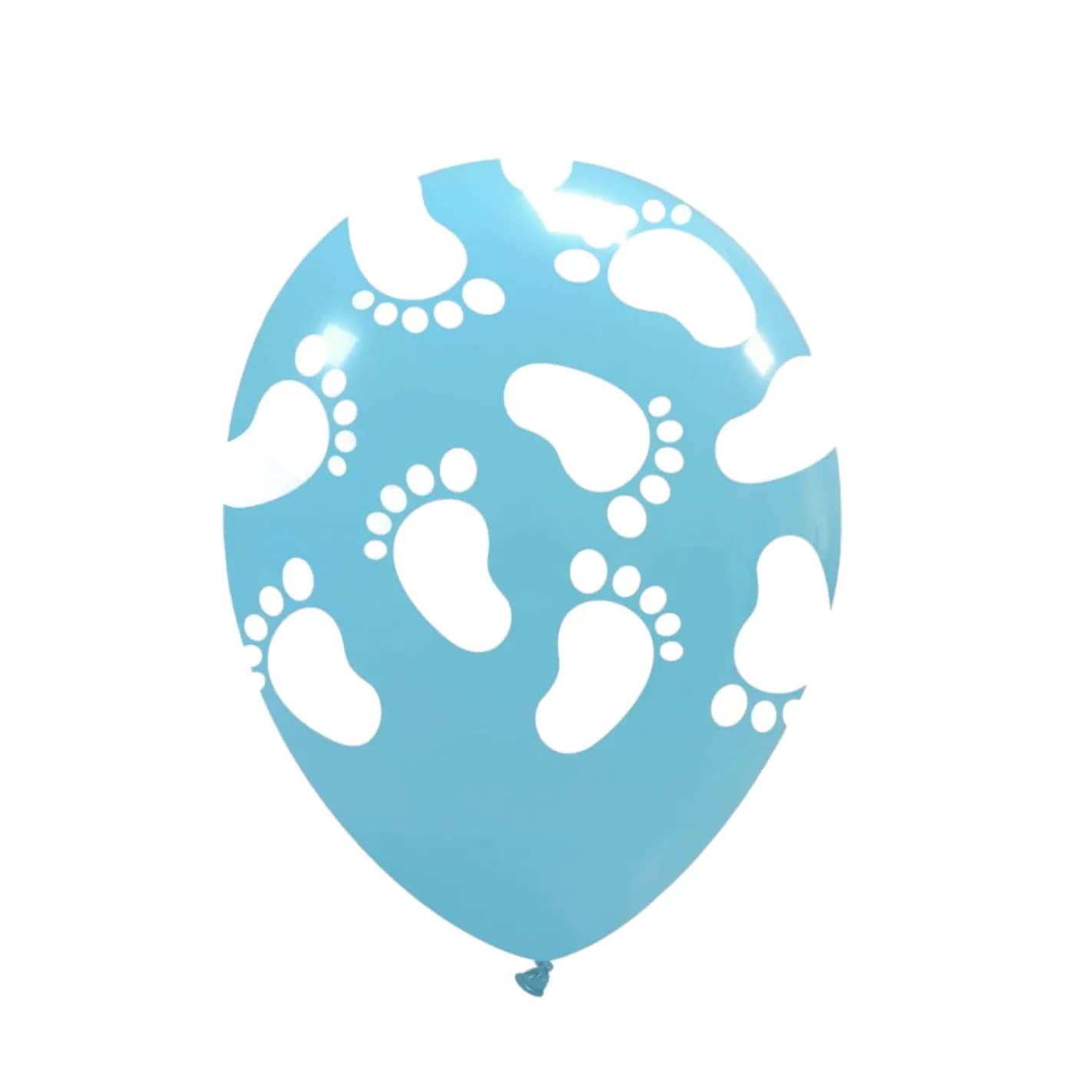 Bleu Balloon With Footprint