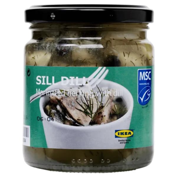 Marinated Herring With Dill, 250G