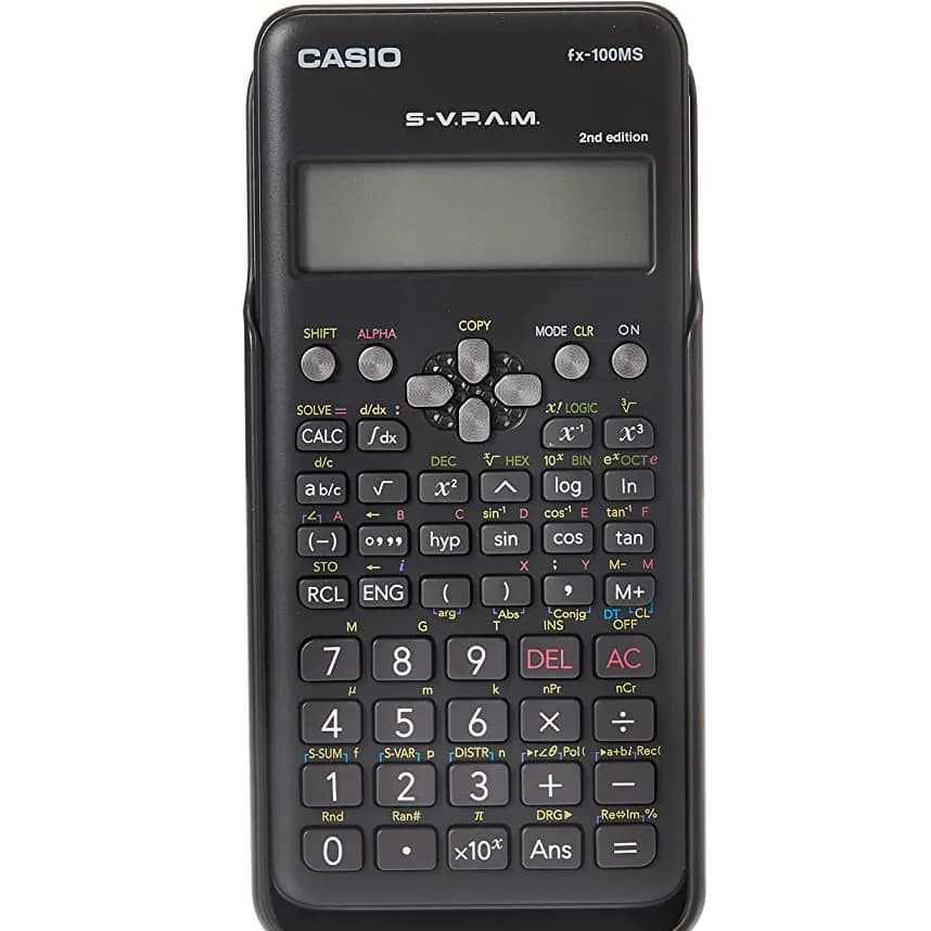 Casio Calculator Fx-100Ms 2Nd Edition 2 Line Display 300 Functions