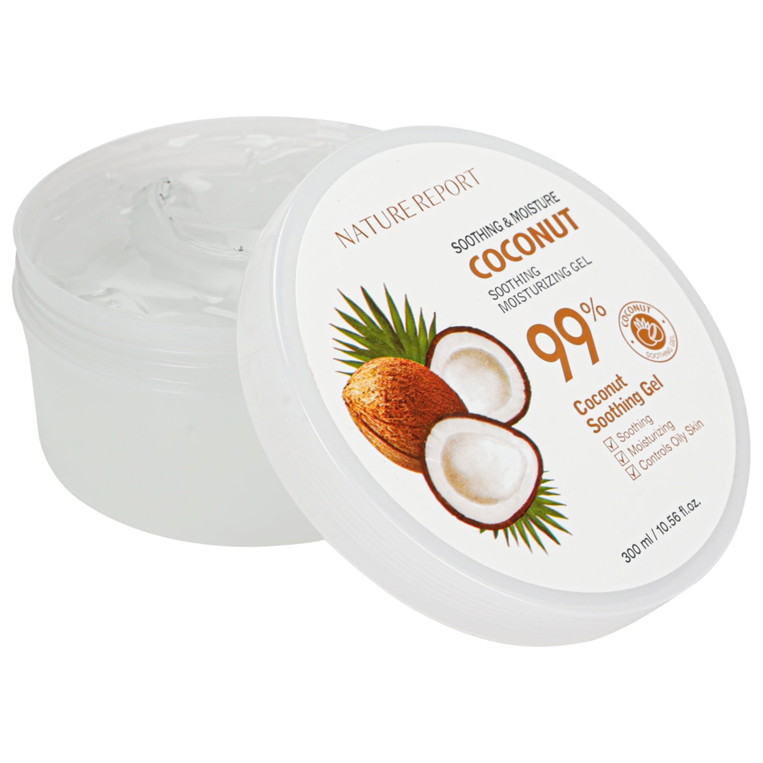 Nature Report Coconut Soothing Gel 99%  300Ml