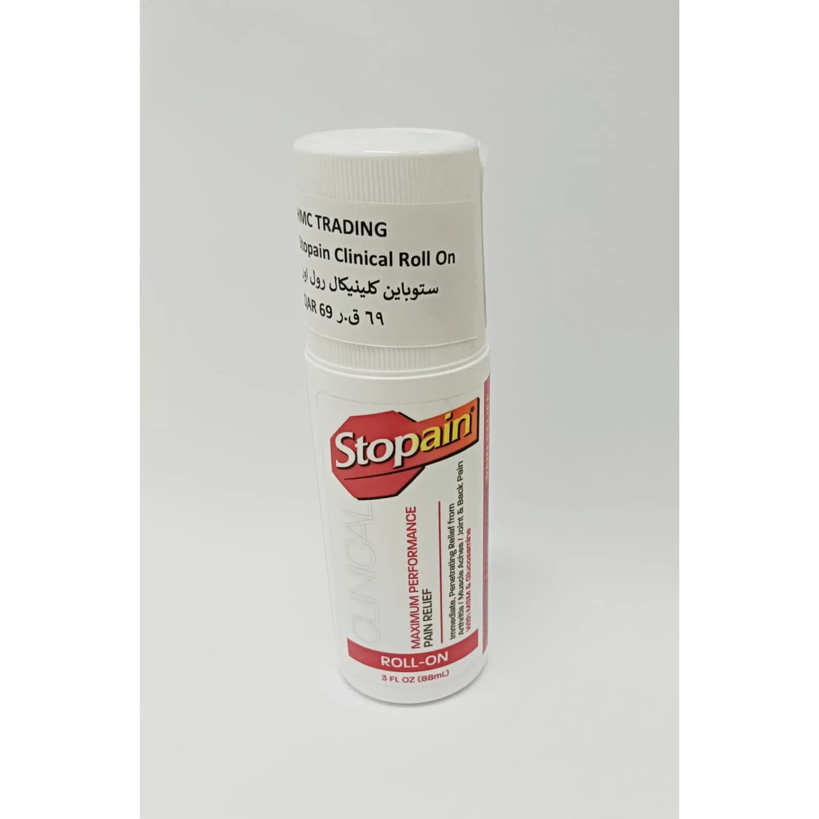 Stopain Clinical-menthol Roll On -3 Oz