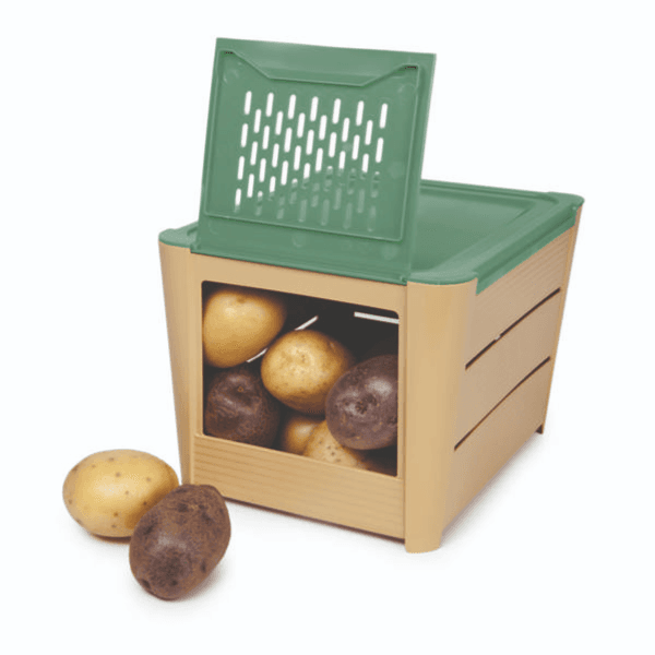 Snips Potato & Vegetable Keeper 3kg Large - Green & Brown Sn-091