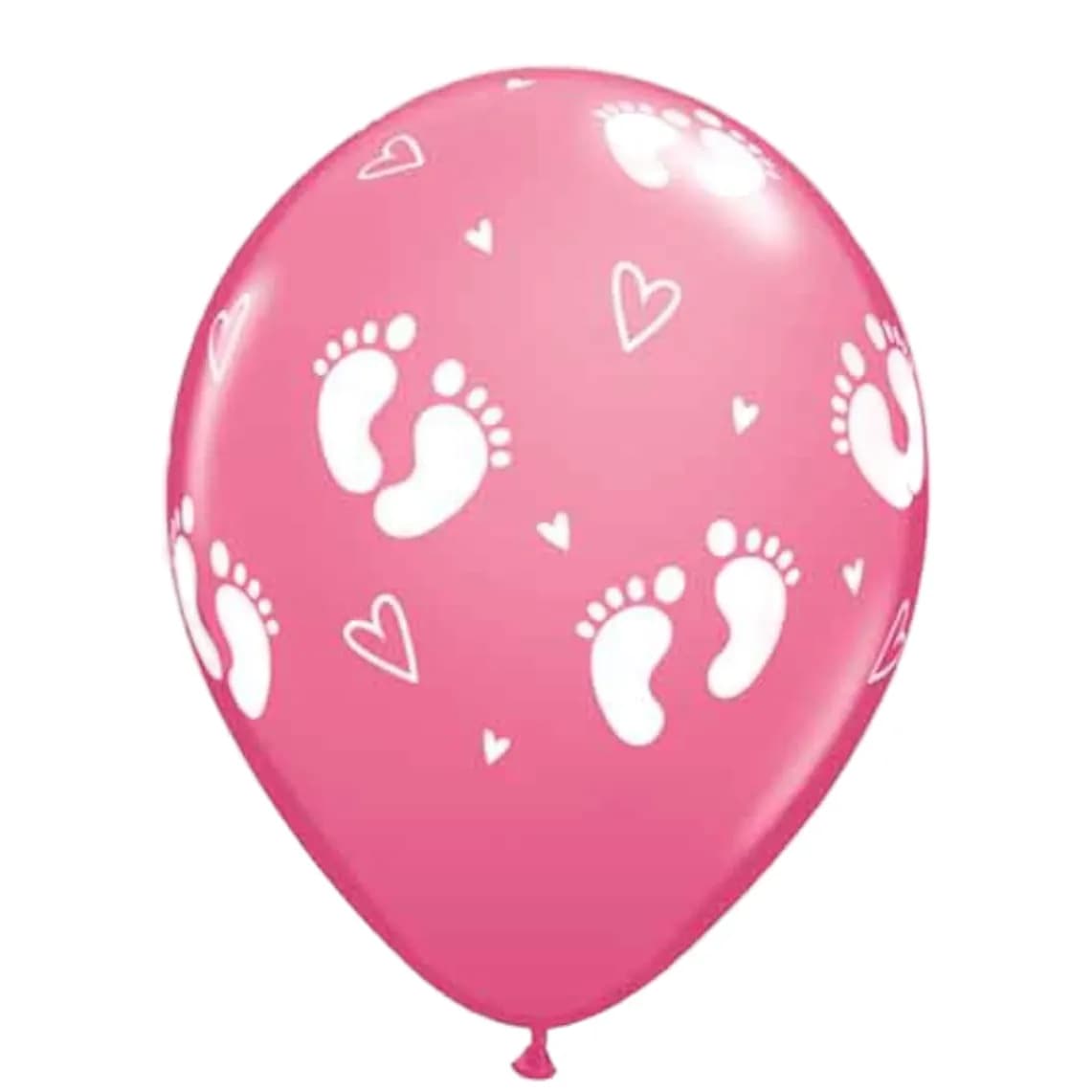 Pink Balloon With Footprint