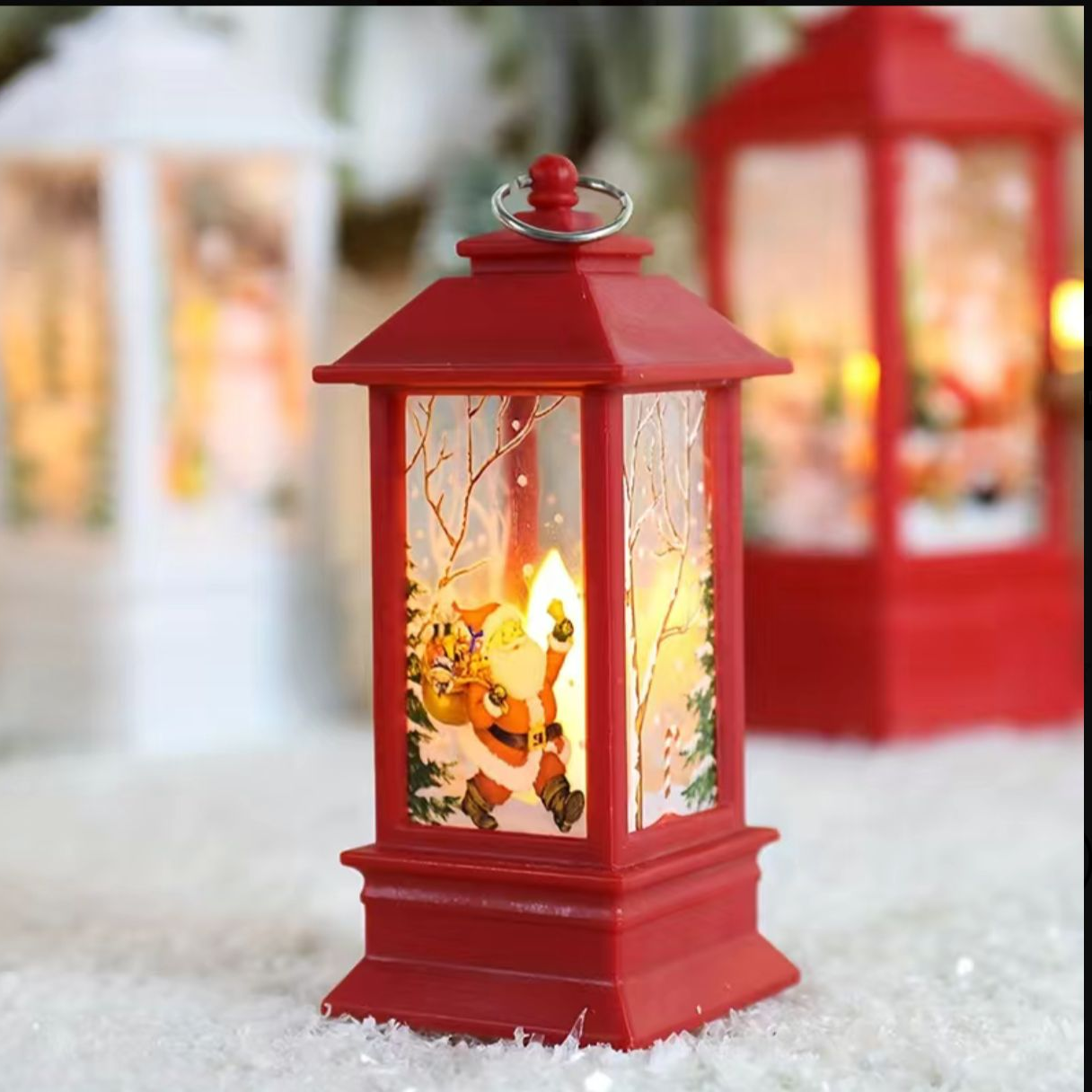 Christmas Wind Lamp Candlestick