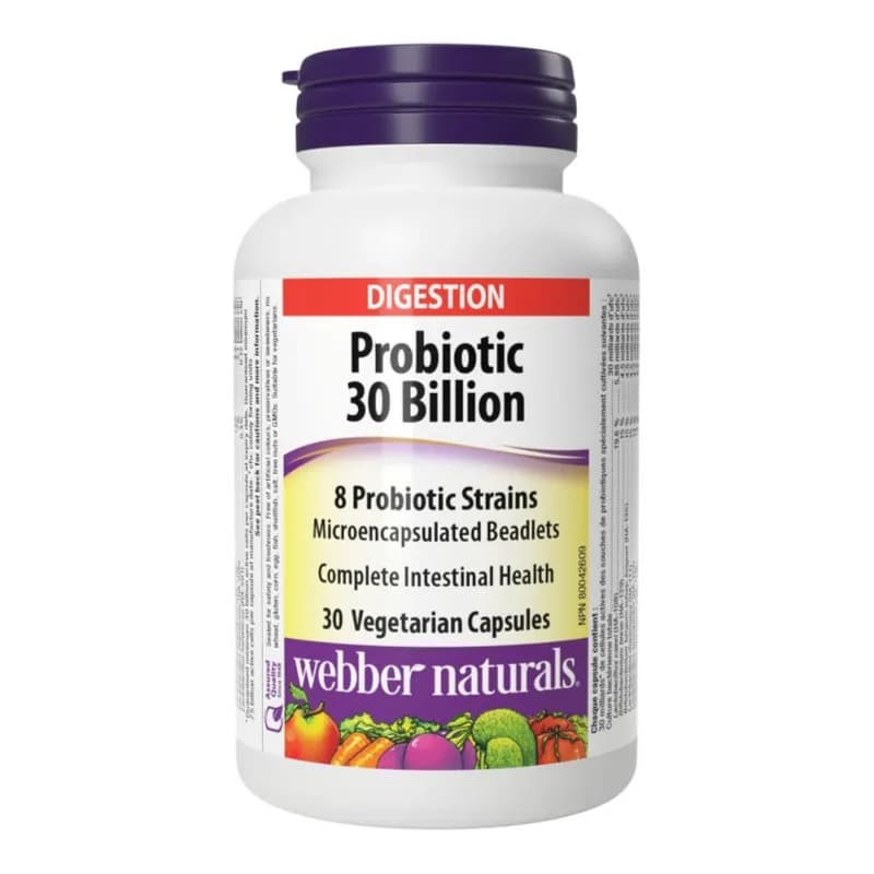 Webber Naturals Probiotic 30 Billiion Cap 30s