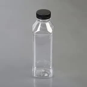 Plastic Juice Bottle Clear 1 L (5 Pcs)