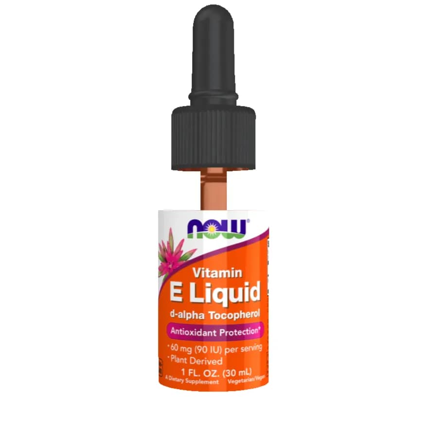 Now Vitamin E Liquid d-alpha Tocopherol 90 IU (30 ml)