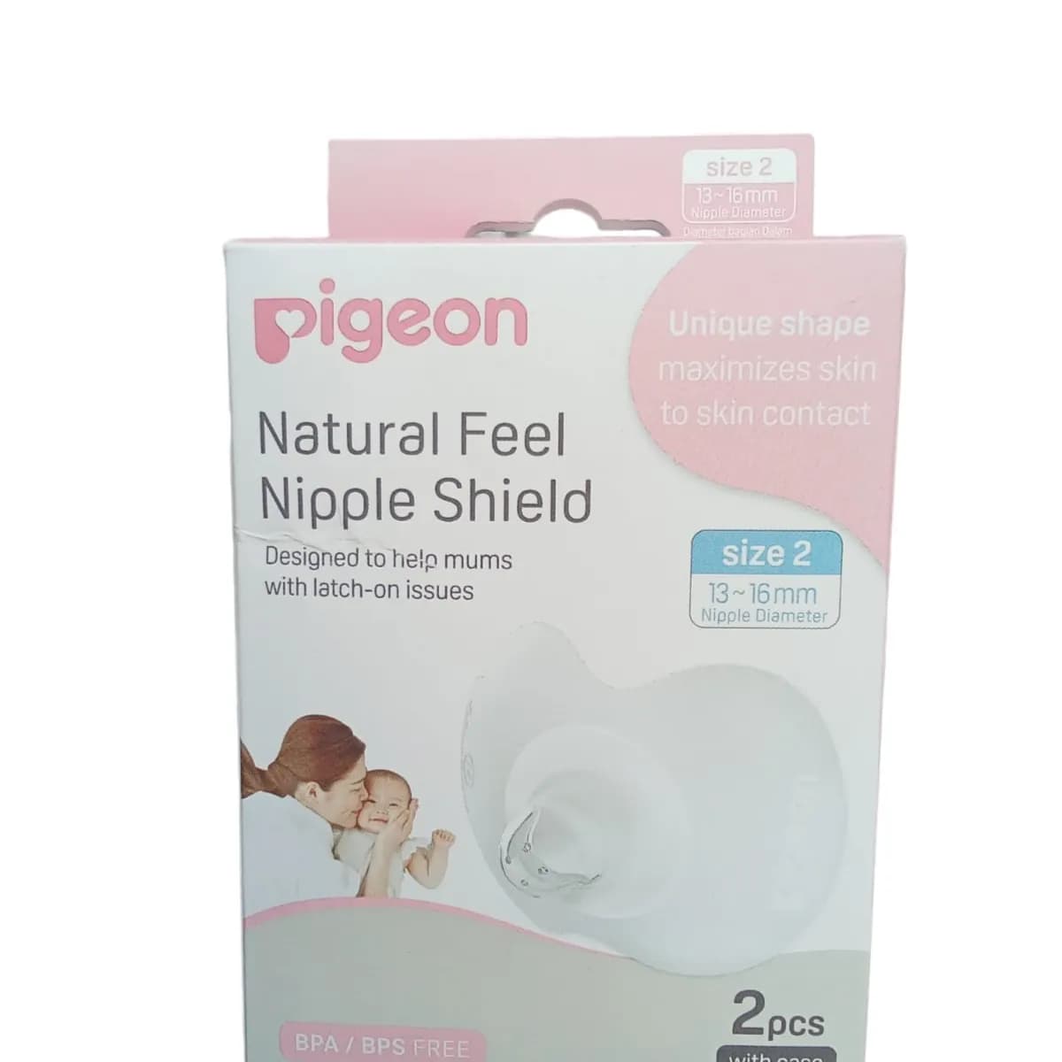 Pigeon Natural Feel Nipple Shield 2 Pc